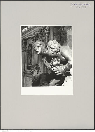 Vorderseite von ICCD [https://www.deutsche-digitale-bibliothek.de/content/lizenzen/rv-ez/] Cathedra PetriEngelsglorie - Detail, bh582691_recto. Foto.