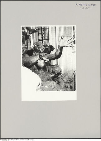 Vorderseite von ICCD [https://www.deutsche-digitale-bibliothek.de/content/lizenzen/rv-ez/] Cathedra PetriEngelsglorie - Detail, bh582693_recto. Foto.