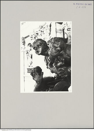 Vorderseite von ICCD [https://www.deutsche-digitale-bibliothek.de/content/lizenzen/rv-ez/] Cathedra PetriEngelsglorie - Detail, bh582694_recto. Foto.