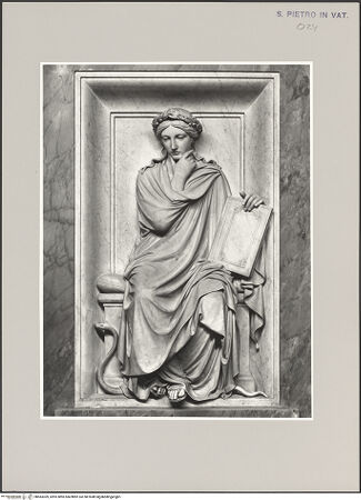 Vorderseite von ICCD [https://www.deutsche-digitale-bibliothek.de/content/lizenzen/rv-ez/] Grabmal von Papst Pius VIII. Albani - , bh583309_recto. Foto.