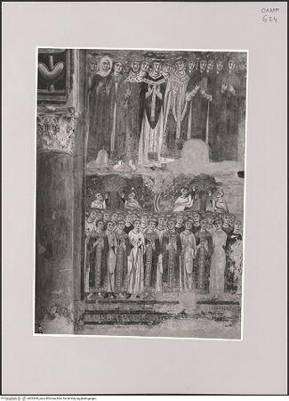 Vorderseite von Spina, Luigi [https://www.deutsche-digitale-bibliothek.de/content/lizenzen/rv-ez/] Jüngstes Gericht - Detail: Auserwählte und Paradies der Seligen, bh583345_recto. Foto: Spina, Luigi.