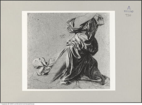 Vorderseite von unbekannt [https://www.deutsche-digitale-bibliothek.de/content/lizenzen/rv-ez/] Draperie-Studie - , bh585357_recto. Foto: Malter, Barbara.