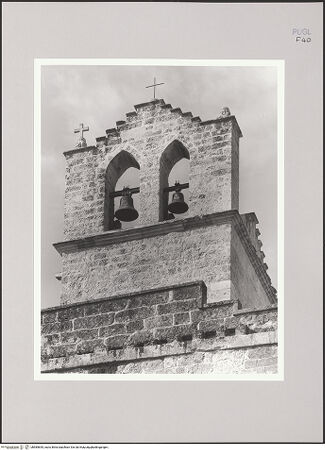 Vorderseite von Bibliotheca Hertziana [http://creativecommons.org/licenses/by-nc-sa/4.0/] Santa Caterina d'AlessandriaGlockenturm - Ansicht von Osten, bh585655_recto. Foto: Sigismondi, Roberto.