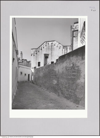 Vorderseite von Bibliotheca Hertziana [http://creativecommons.org/licenses/by-nc-sa/4.0/] Santa Caterina d'AlessandriaSüdfassade - Ostbau der Südseitenschiffe, bh585659_recto. Foto: Sigismondi, Roberto.