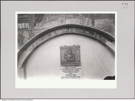 Vorderseite von Bibliotheca Hertziana [http://creativecommons.org/licenses/by-nc-sa/4.0/] Madonna - Gesamtansicht, bh585684_recto. Foto: Sigismondi, Roberto.