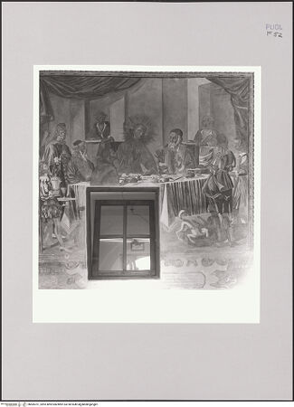 Vorderseite von Bibliotheca Hertziana [http://creativecommons.org/licenses/by-nc-sa/4.0/] Szenen aus dem Leben des heiligen Franziskus und heiliger OrdensmitgliederNordwand: Szenen aus dem Leben des heiligen Antonius von Padua. Tugenden und Allegorien - Antonius von Padua bekehrt einen Mann, bh585701_recto. Foto: Sigismondi, Roberto.