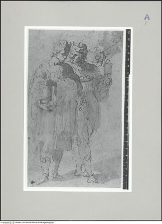 Vorderseite von Statens Museum for Kunst, Kopenhagen [https://www.deutsche-digitale-bibliothek.de/content/lizenzen/rv-ez/] Zwei Könige mit Gefäßen - , bh585867_recto. Foto.