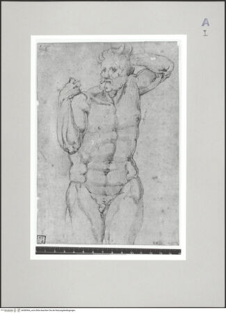 Vorderseite von Statens Museum for Kunst, Kopenhagen [https://www.deutsche-digitale-bibliothek.de/content/lizenzen/rv-fz/] Stehender männlicher Akt - , bh585964_recto. Foto.