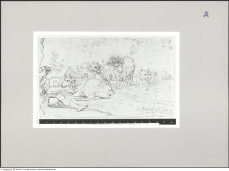 Vorderseite von Statens Museum for Kunst, Kopenhagen [https://www.deutsche-digitale-bibliothek.de/content/lizenzen/rv-ez/] Apollo bewacht seine Herde - , bh586477_recto. Foto.