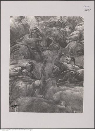 Vorderseite von unbekannt [https://www.deutsche-digitale-bibliothek.de/content/lizenzen/rv-ez/] Die heilige Birgitta von Schweden in der Glorie - Detail, bh586742_recto. Foto.