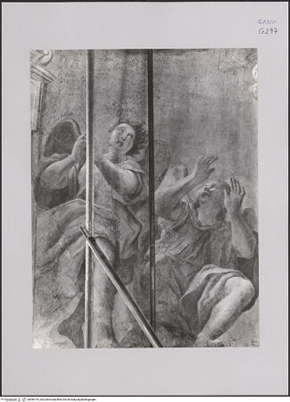 Vorderseite von unbekannt [https://www.deutsche-digitale-bibliothek.de/content/lizenzen/rv-ez/] Die heilige Birgitta von Schweden in der Glorie - Detail, bh586744_recto. Foto.