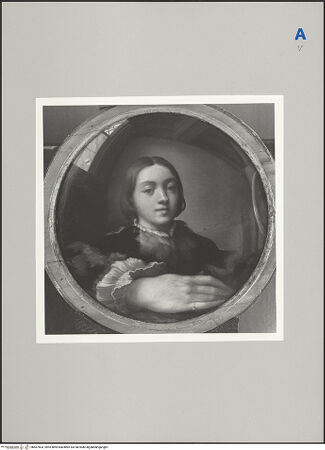 Vorderseite von Kunsthistorisches Museum, Wien [https://www.deutsche-digitale-bibliothek.de/content/lizenzen/rv-ez/] Selbstbildnis im Konvexspiegel - Gesamtansicht, bh587503_recto. Foto.