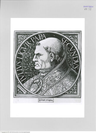 Vorderseite von Herzog Anton Ulrich-Museum [https://www.deutsche-digitale-bibliothek.de/content/lizenzen/rv-ez/] Papst Julius II. - , bh587508. Foto: Keiser, Bernd-Peter.