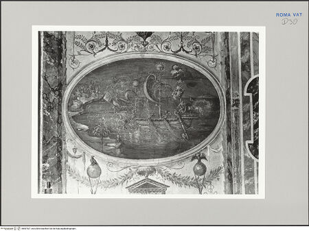 Vorderseite von Musei Vaticani [https://www.deutsche-digitale-bibliothek.de/content/lizenzen/rv-ez/] Allegorie der Kirche unter Clemens VII. (Navicella) - , bh587537_recto. Foto.