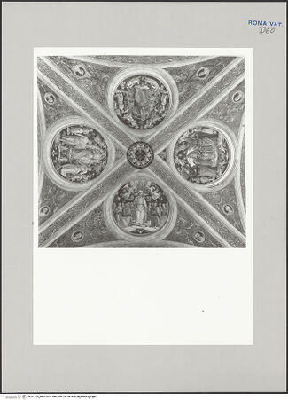 Vorderseite von unbekannt [https://www.deutsche-digitale-bibliothek.de/content/lizenzen/rv-ez/] Malerische AusstattungDecke - Gesamtaufnahme, bh587538_recto. Foto.