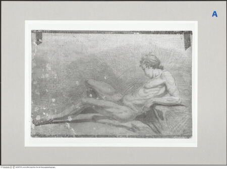 Vorderseite von Bibliotheca Hertziana [https://www.deutsche-digitale-bibliothek.de/content/lizenzen/rv-fz/] Männlicher Akt - , bh587876_recto. Foto.