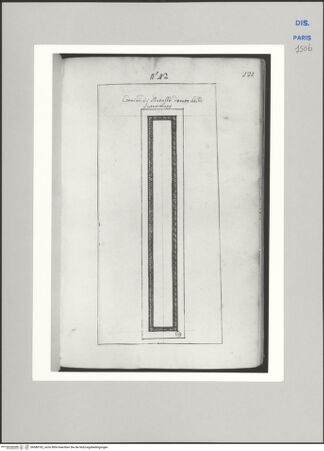 Vorderseite von Ecole Nationale Supérieure des Beaux Arts [https://www.deutsche-digitale-bibliothek.de/content/lizenzen/rv-ez/] Recueil Weale. Libro degli abbozzi de disegni delle commissioni, che si fano in Roma per ordine della Corte (di Portugallo)Nr. 42: Entwurf für die Wandfelder der Kapelle - , bh588182_recto. Foto.