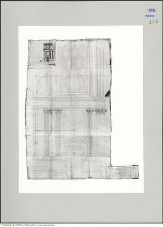 Vorderseite von Ecole Nationale Supérieure des Beaux Arts [https://www.deutsche-digitale-bibliothek.de/content/lizenzen/rv-ez/] Recueil Weale. Libro degli abbozzi de disegni delle commissioni, che si fano in Roma per ordine della Corte (di Portugallo)Nr. 49: Entwurf für die Wand- und Deckengestaltung - , bh588188_recto. Foto.