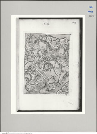 Vorderseite von Ecole Nationale Supérieure des Beaux Arts [https://www.deutsche-digitale-bibliothek.de/content/lizenzen/rv-ez/] Recueil Weale. Libro degli abbozzi de disegni delle commissioni, che si fano in Roma per ordine della Corte (di Portugallo)Nr. 84: Entwurf für eine Deckendekoration - , bh588224_recto. Foto.