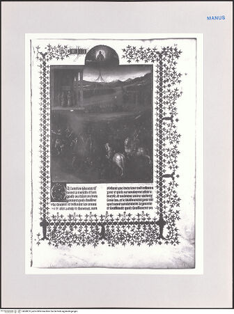 Vorderseite von Bibliothèque Nationale [https://www.deutsche-digitale-bibliothek.de/content/lizenzen/rv-ez/] Les Antiquitès juda^B4iquesFol. 70: Krieg der Israeliten gegen die Kanaanitern - , bh588315_recto. Foto.