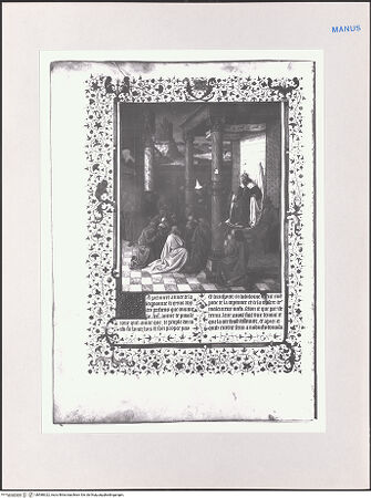 Vorderseite von Bibliothèque Nationale [https://www.deutsche-digitale-bibliothek.de/content/lizenzen/rv-ez/] Les Antiquitès juda^B4iquesFol. 230v: Das milde Regiment des Cyrus - , bh588322_recto. Foto.