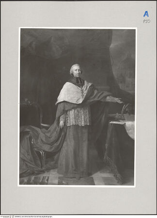 Vorderseite von Národní galerie v Praze (Nationalgalerie) [https://www.deutsche-digitale-bibliothek.de/content/lizenzen/rv-ez/] Kardinal Franzisek de Paula, Graf Herzán von Harrach - , bh588532_recto. Foto.