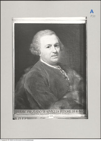 Vorderseite von ICCD [https://www.deutsche-digitale-bibliothek.de/content/lizenzen/rv-ez/] Francisco Preciado de la Vega - , bh588549_recto. Foto.