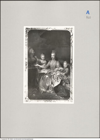 Vorderseite von Kunsthistorisches Museum, Wien [https://www.deutsche-digitale-bibliothek.de/content/lizenzen/rv-ez/] Maria Ludovica von Spanien, Großherzogin von Toskana und ihre Kinder - , bh588561_recto. Foto.