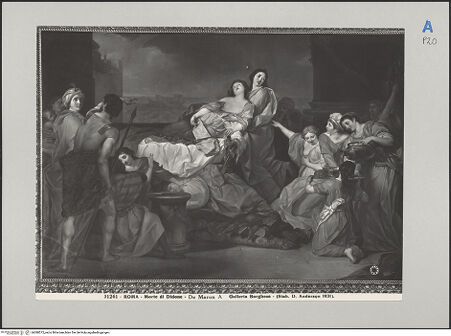 Vorderseite von Sopr. BAS ROMA [https://www.deutsche-digitale-bibliothek.de/content/lizenzen/rv-ez/] Der Tod der Dido - , bh588572_recto. Foto: Anderson, Domenico.