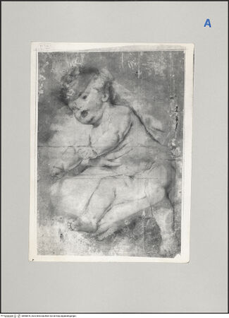 Vorderseite von Biblioteca Nacional [https://www.deutsche-digitale-bibliothek.de/content/lizenzen/rv-ez/] Studie zum Jesuskind - , bh588576_recto. Foto.