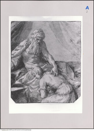 Vorderseite von Martin von Wagner Museum [https://www.deutsche-digitale-bibliothek.de/content/lizenzen/rv-ez/] Isaak segnet Jakob - , bh588783_recto. Foto.