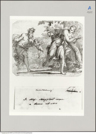 Vorderseite von Martin von Wagner Museum [https://www.deutsche-digitale-bibliothek.de/content/lizenzen/rv-ez/] Mythologische Szene mit Diana - , bh588815_recto. Foto.