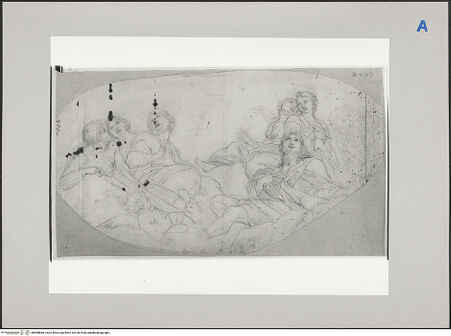 Vorderseite von Martin von Wagner Museum [https://www.deutsche-digitale-bibliothek.de/content/lizenzen/rv-ez/] Religiöse Szene (nach Carlo Maratti in S. Isidoro Agricola, Rom) - , bh588866_recto. Foto.