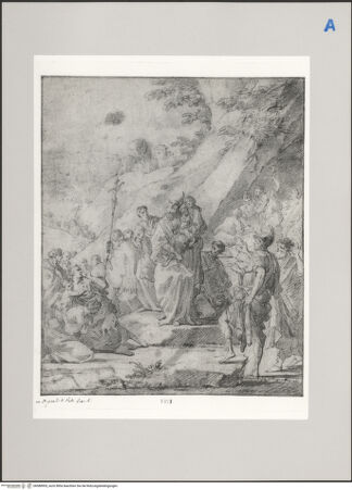 Vorderseite von Martin von Wagner Museum [https://www.deutsche-digitale-bibliothek.de/content/lizenzen/rv-ez/] Szene aus dem Leben eines heiligen Bischofs - , bh588905_recto. Foto.