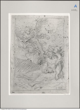 Vorderseite von Martin von Wagner Museum [https://www.deutsche-digitale-bibliothek.de/content/lizenzen/rv-ez/] Vision des Heiligen Franziskus - , bh588909_recto. Foto.