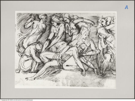 Vorderseite von Martin von Wagner Museum [https://www.deutsche-digitale-bibliothek.de/content/lizenzen/rv-ez/] Beweinung Christi - , bh588925_recto. Foto.