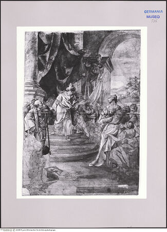 Vorderseite von Martin von Wagner Museum [https://www.deutsche-digitale-bibliothek.de/content/lizenzen/rv-ez/] Das Martyrium der Heiligen Justina - , bh588979_recto. Foto.