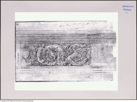 Vorderseite von Martin von Wagner Museum [https://www.deutsche-digitale-bibliothek.de/content/lizenzen/rv-ez/] Fries mit allegorischen Figuren - , bh588985_recto. Foto.