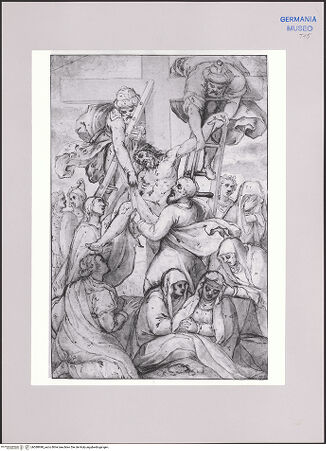 Vorderseite von Martin von Wagner Museum [https://www.deutsche-digitale-bibliothek.de/content/lizenzen/rv-ez/] Kreuzabnahme - , bh588998_recto. Foto.