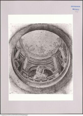 Vorderseite von Martin von Wagner Museum [https://www.deutsche-digitale-bibliothek.de/content/lizenzen/rv-ez/] Kuppel mit Säulentambour und Putten - , bh589013_recto. Foto.