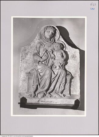 Vorderseite von unbekannt [https://www.deutsche-digitale-bibliothek.de/content/lizenzen/rv-fz/] Regina Pacis - Gesamtansicht, bh589110_recto. Foto.