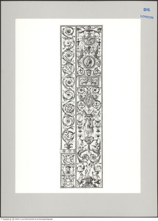 Vorderseite von Sir John Soane's Museum [https://www.deutsche-digitale-bibliothek.de/content/lizenzen/rv-ez/] Groteskendekoration - , bh589173_recto. Foto.