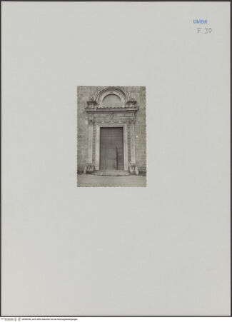 Vorderseite von Bibliotheca Hertziana [https://www.deutsche-digitale-bibliothek.de/content/lizenzen/rv-fz/] Hauptportal - Portalrahmung, bh589284_recto. Foto: Negri Arnoldi, Francesco.