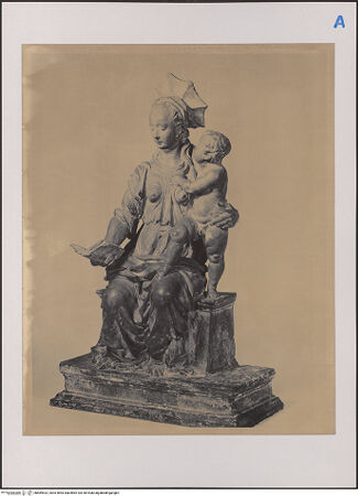 Vorderseite von New York, Arthur M. Sackler Foundation [https://rightsstatements.org/page/CNE/1.0/] Thronende Madonna - , bh589532_recto. Foto.