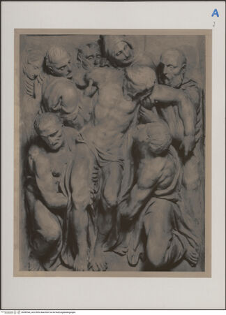 Vorderseite von New York, Arthur M. Sackler Foundation [https://www.deutsche-digitale-bibliothek.de/content/lizenzen/rv-ez/] Kreuzabnahme - , bh589540_recto. Foto.