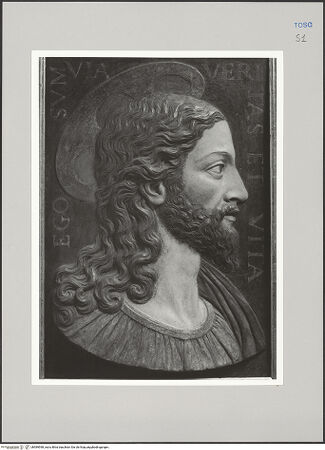 Vorderseite von Sigismondi, Roberto [https://rightsstatements.org/page/CNE/1.0/] Relief mit der Darstellung von Christus - , bh589598_recto. Foto: Sigismondi, Roberto.