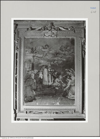 Vorderseite von Sigismondi, Roberto [https://rightsstatements.org/page/CNE/1.0/] Totenbett des heiligen Franz von Assisi - , bh589643_recto. Foto: Sigismondi, Roberto.