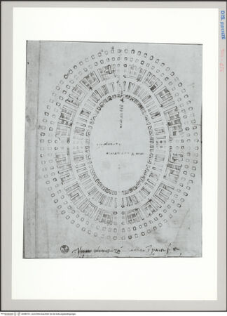 Vorderseite von Sopr BAS FI [https://www.deutsche-digitale-bibliothek.de/content/lizenzen/rv-ez/] Rom, Kolosseum, Grundriss - , bh589701_recto. Foto.