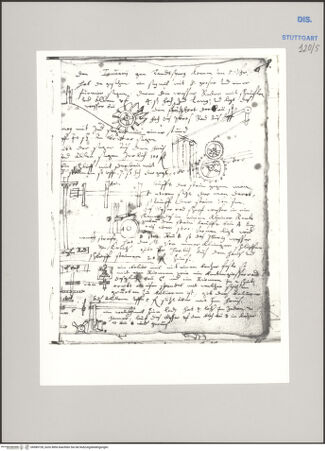 Vorderseite von Württembergische Landesbibliothek Stuttgart [https://www.deutsche-digitale-bibliothek.de/content/lizenzen/rv-ez/] Reiseaufzeichnungen"Raiss in Itaia"Landsberg: Sägewerk, Wasserrad - , bh589728_recto. Foto.