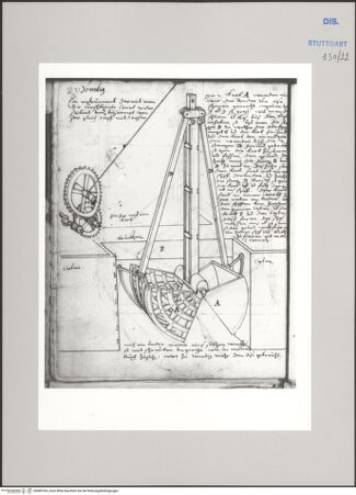 Vorderseite von Württembergische Landesbibliothek Stuttgart [https://www.deutsche-digitale-bibliothek.de/content/lizenzen/rv-ez/] Reiseaufzeichnungen"Raiss in Itaia"(Zangen-) Bagger - , bh589764_recto. Foto.